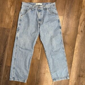 Levi Strauss Gold Carpenter Jeans 36x31 Light Wash Workwear